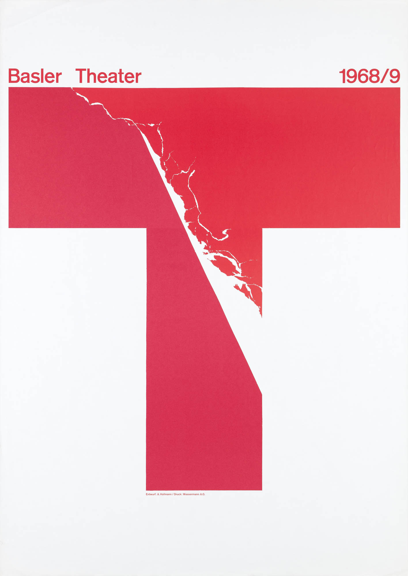 Gewerbemuseum Basel – Basel und die Stadtstrassen der Zukunft Armin Hofmann Poster