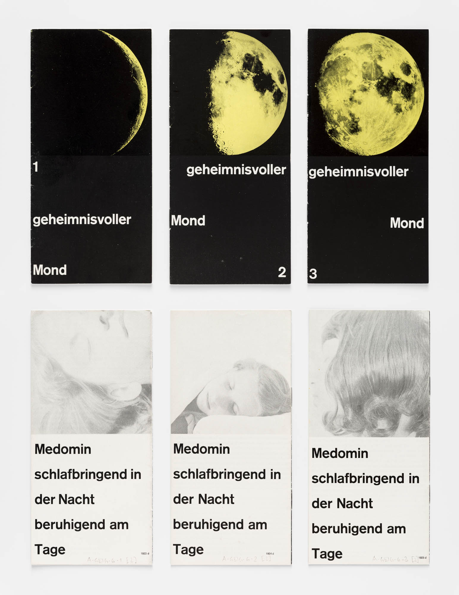 Geheimnisvoller Mond 1 – Medomin schlafbringend in der Nacht beruhigend am Tag Gérard Ifert Advertising brochure