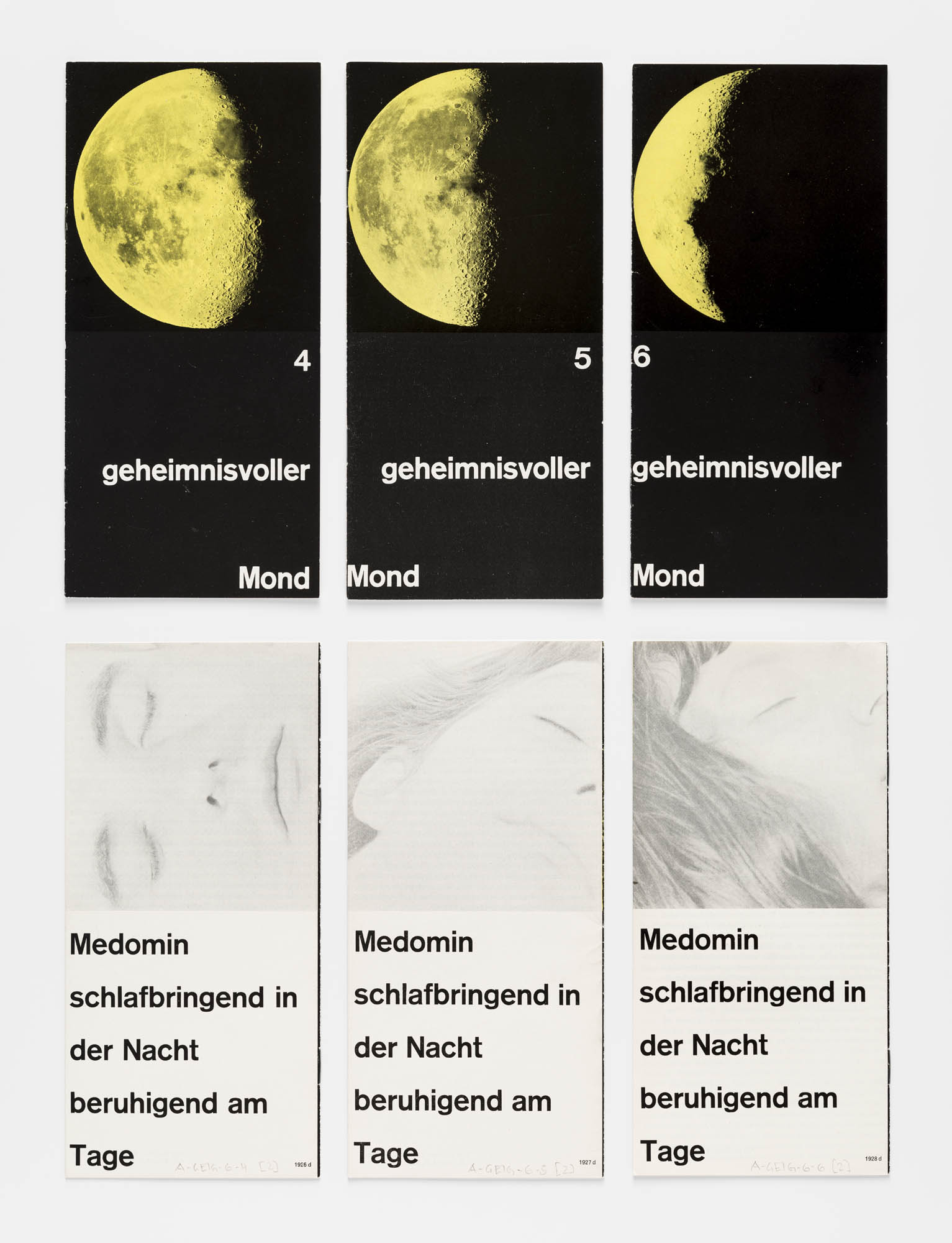 Geheimnisvoller Mond 1 – Medomin schlafbringend in der Nacht beruhigend am Tag Gérard Ifert Advertising brochure