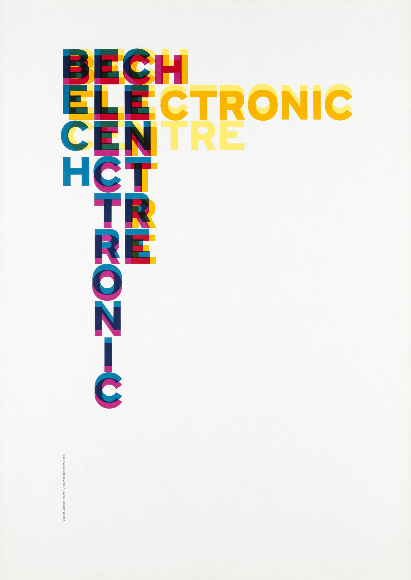 Bech Electronic Centre Karl Gerstner Magazine ad