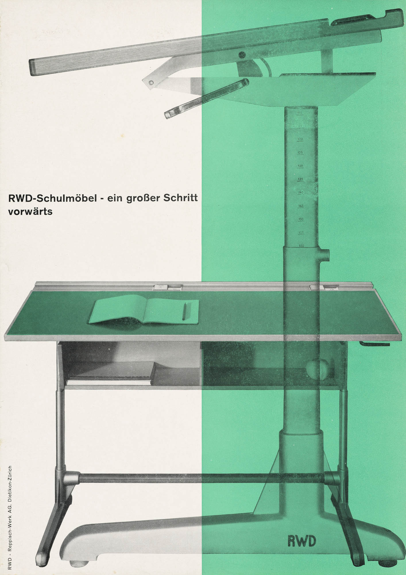 RWD (Zeichenmaschinen) – Reppisch-Werk AG Dietikon-Zürich/Schweiz Atelier Müller-Brockmann Brochure publicitaire