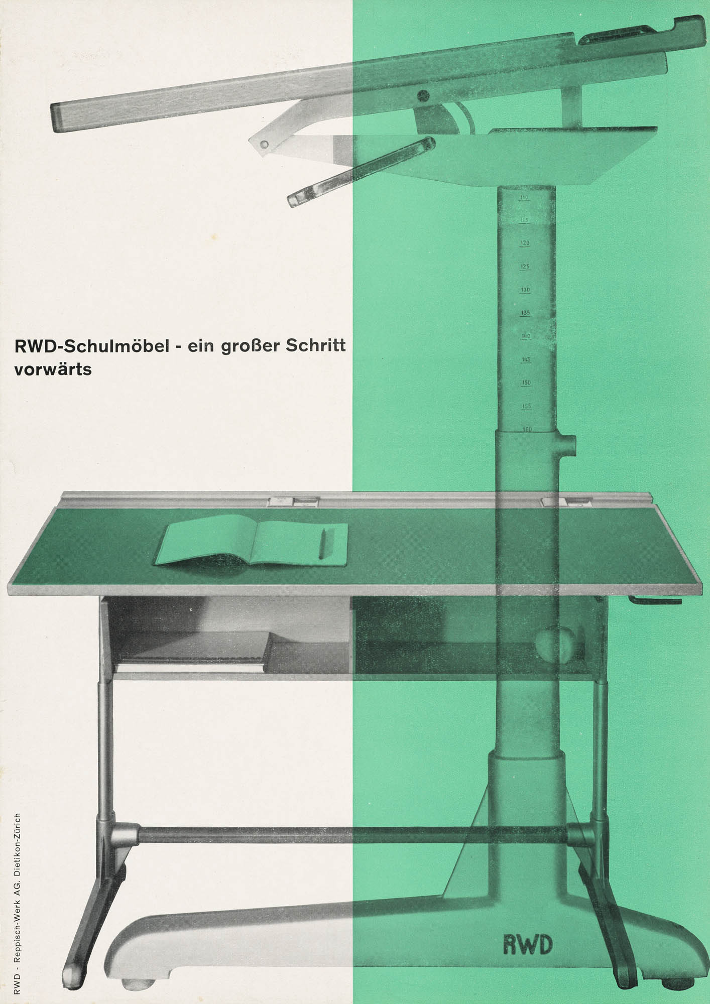 RWD (Zeichenmaschinen) – Reppisch-Werk AG Dietikon-Zürich/Schweiz Atelier Müller-Brockmann Werbebroschüre