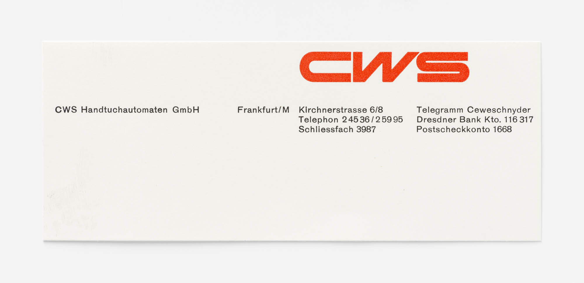 CWS Josef Müller-Brockmann Projet de logo