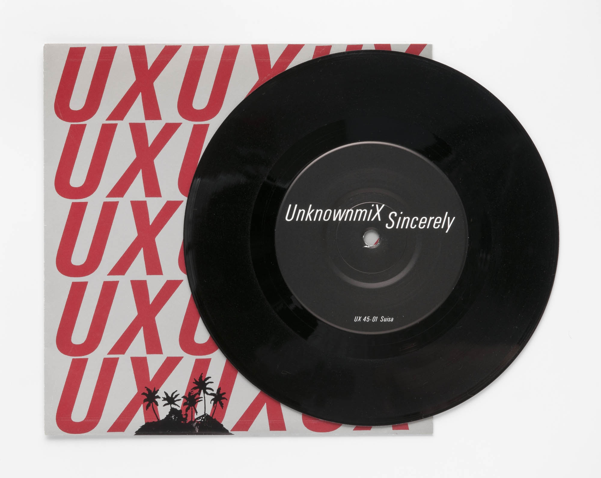 Unknownmix – UX Hans-Rudolf Lutz Schallplattenhülle (Vorder- und Rückseite)