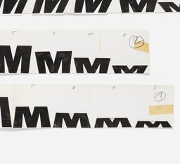 Foto optisches Experiment mit dem Buchstaben M | Museum für ...