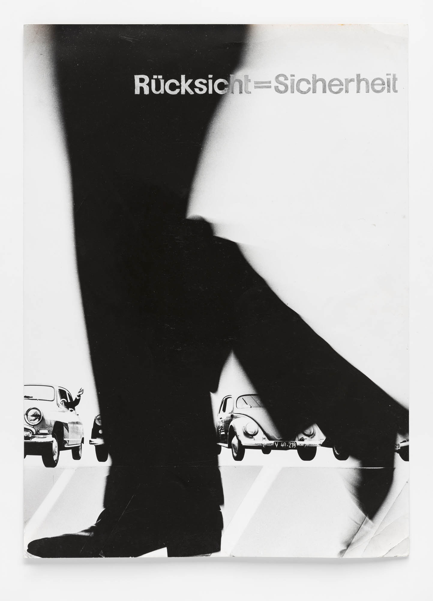 Weniger Lärm Josef Müller-Brockmann Poster design