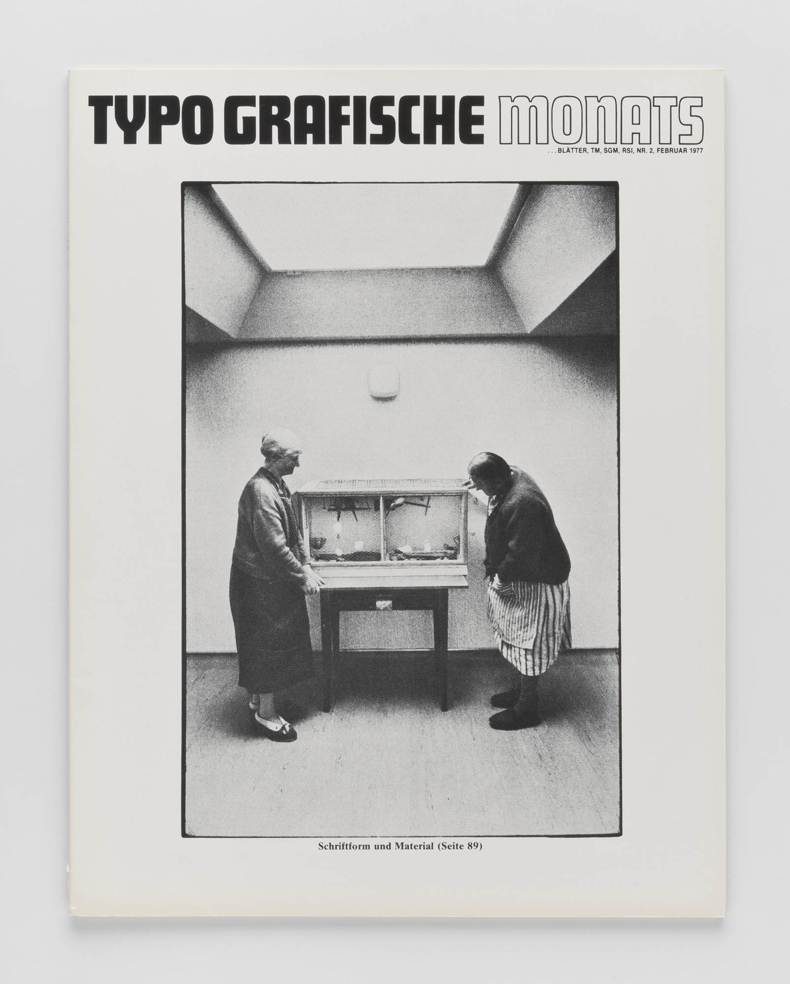 Typographische Monatsblätter 12 Hans-Rudolf Lutz Revue
