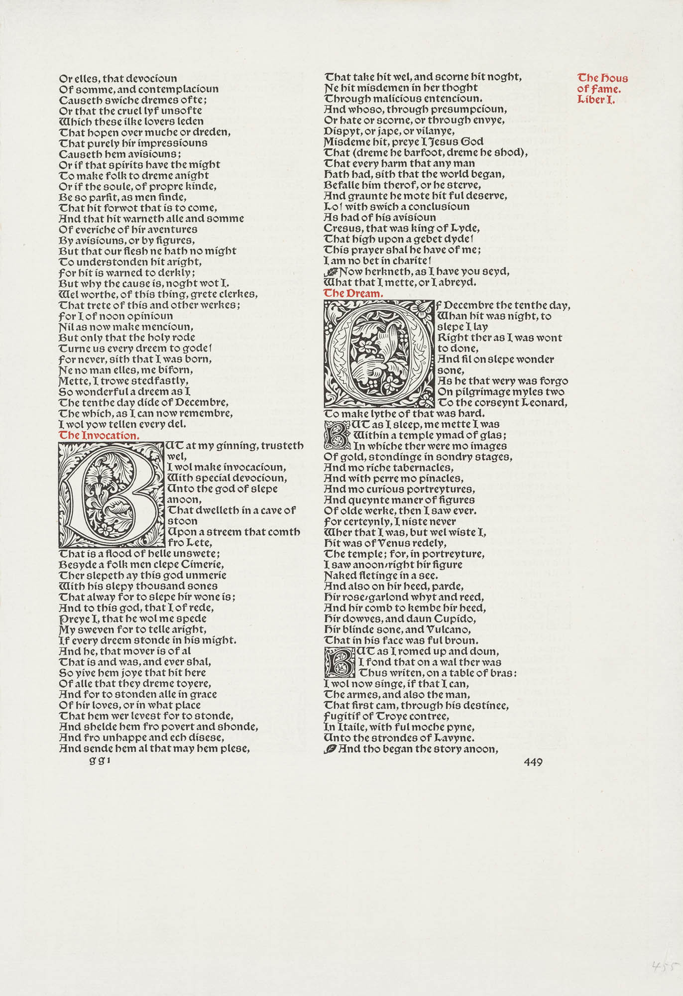 The Works of Geoffrey Chaucer William Morris Buch