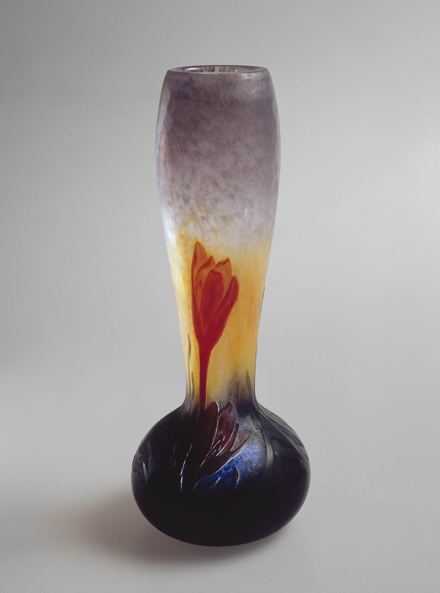 Laubwald Verreries de Nancy Daum Frères Vase