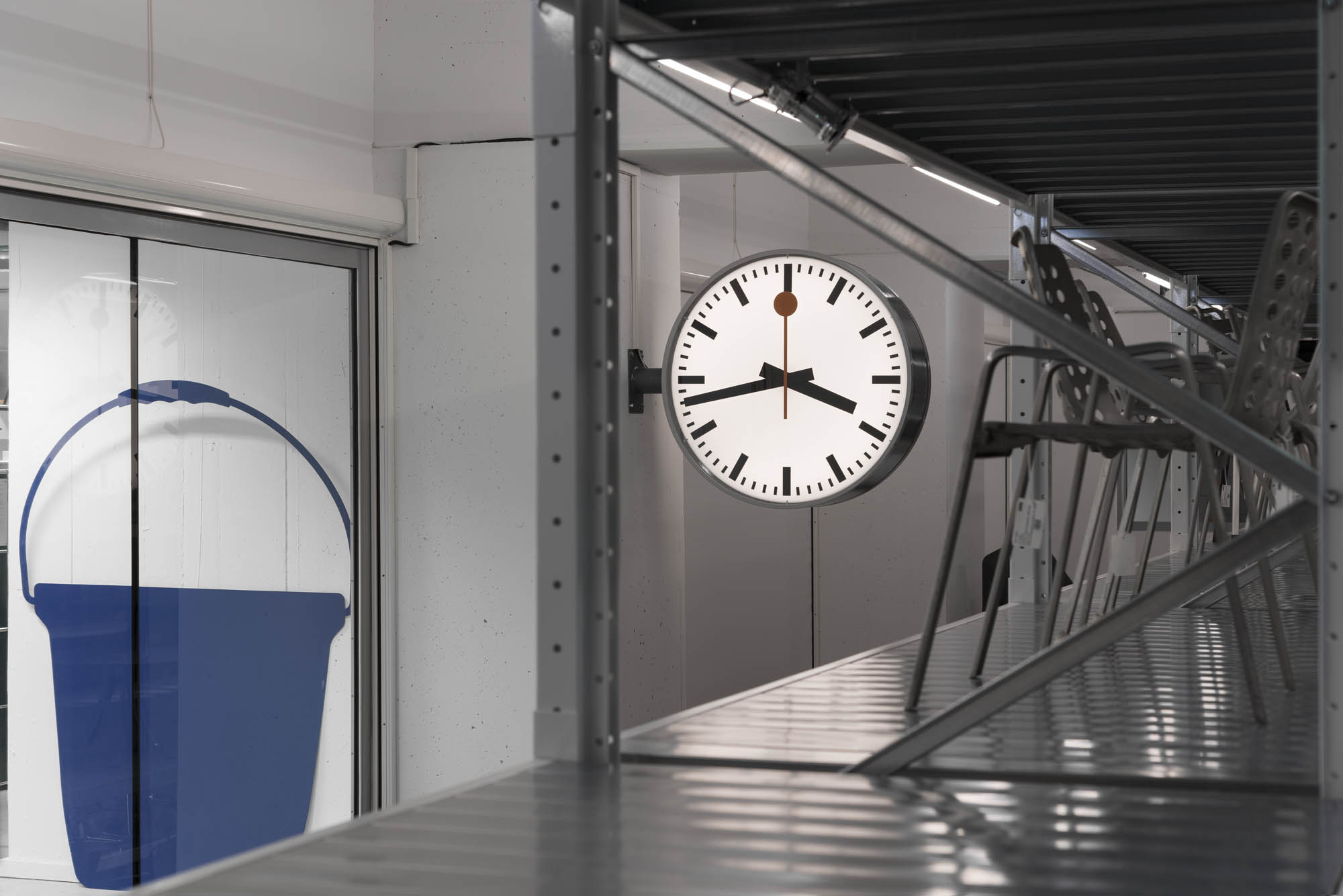 SBB Bahnhofsuhr Hans Hilfiker Clock