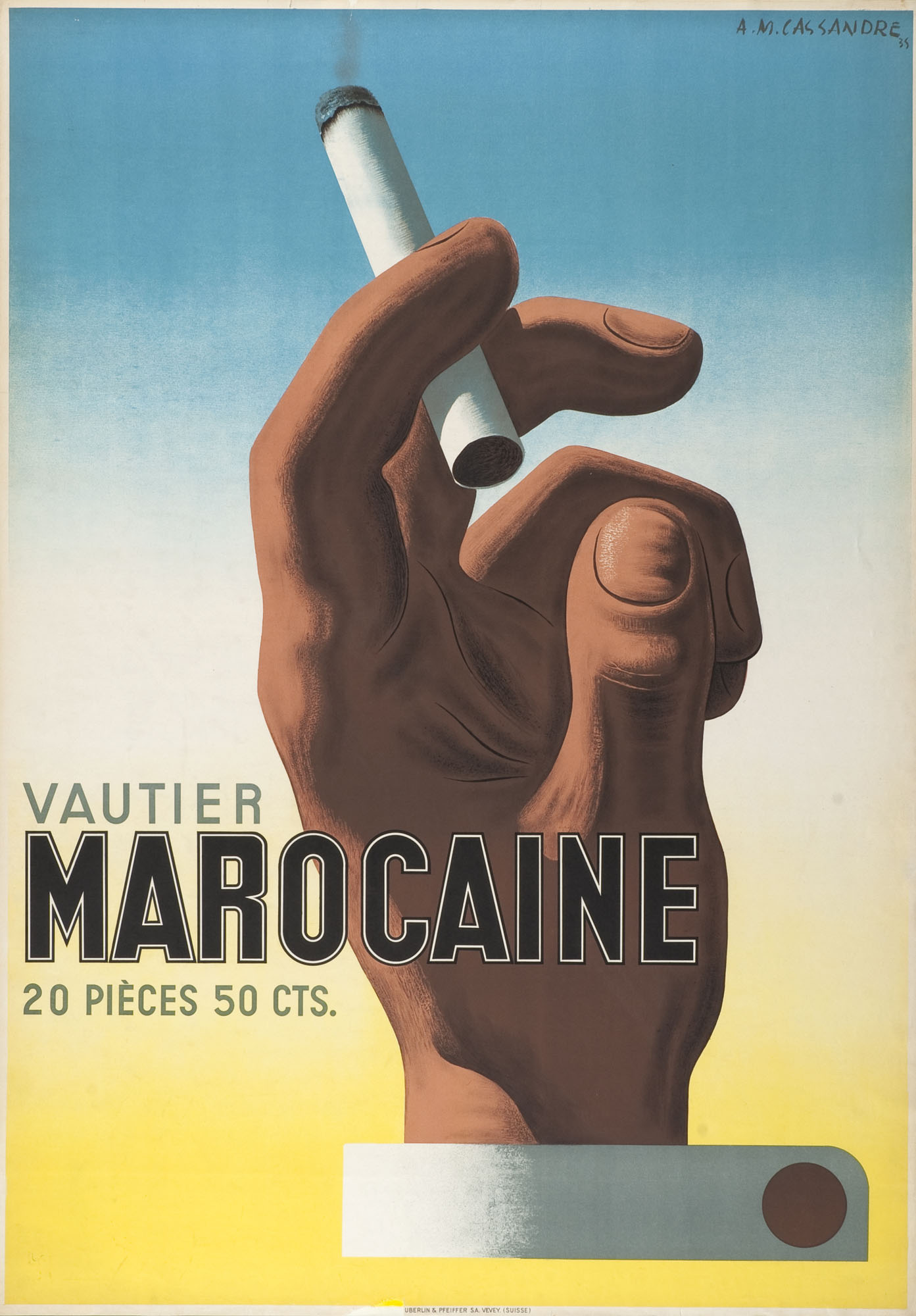 Vautier César Adolphe Mouron Cassandre Poster