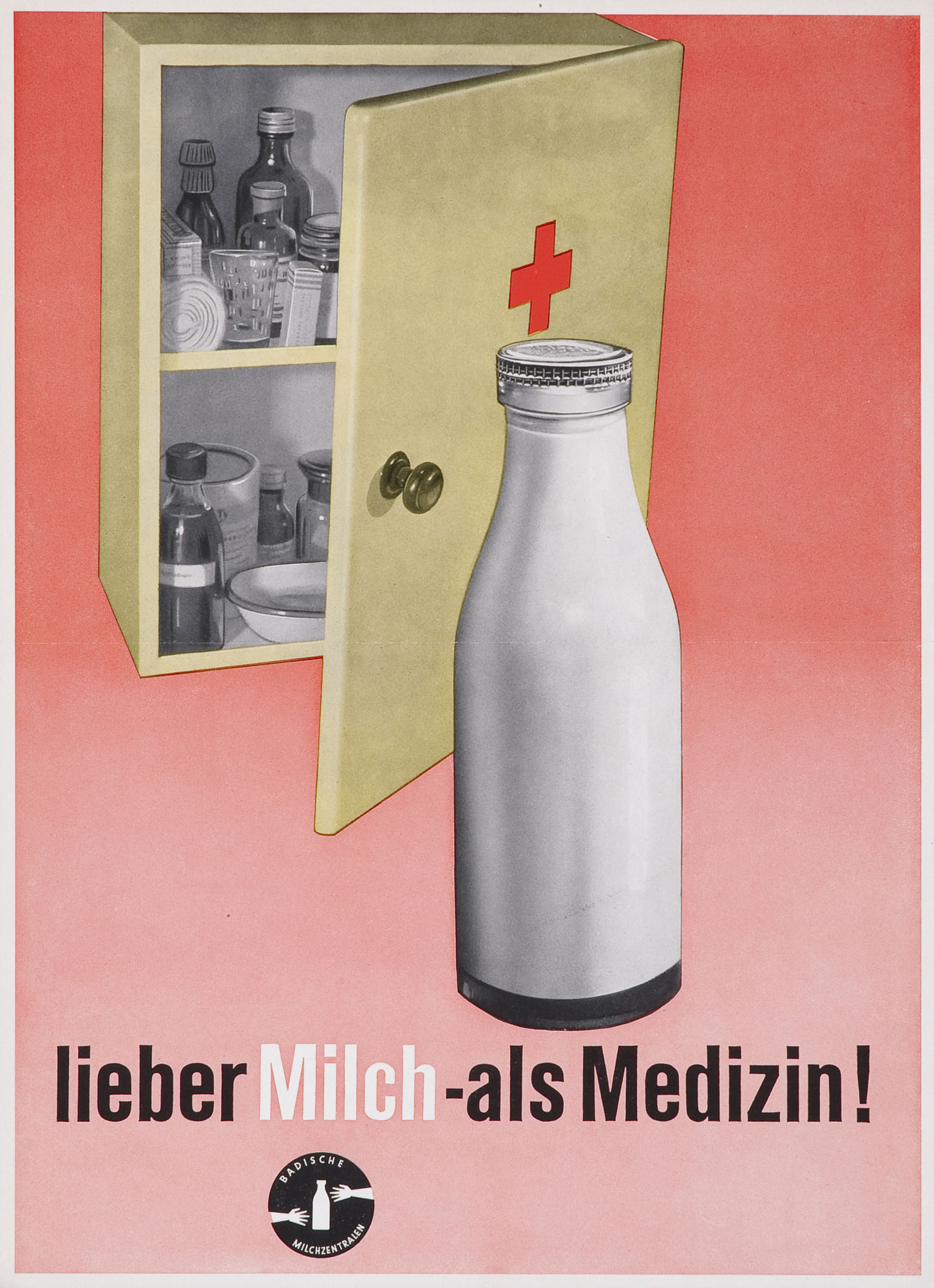 Milch macht jung und schön Anton Stankowski Affiche