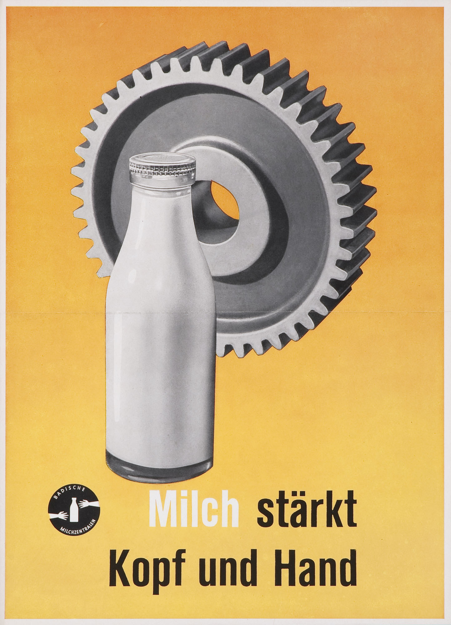 Milch macht jung und schön Anton Stankowski Plakat