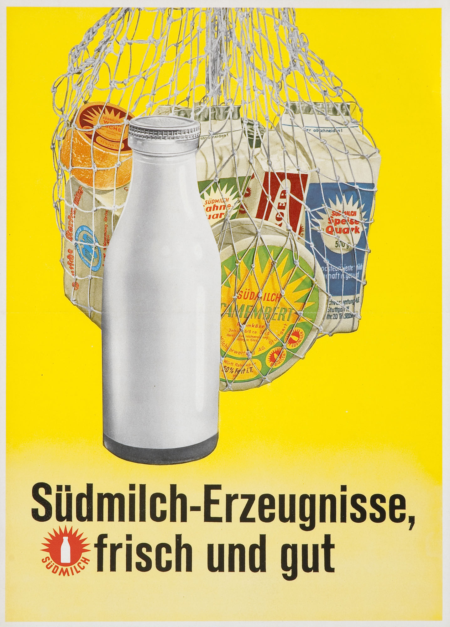 Milch macht jung und schön Anton Stankowski Plakat