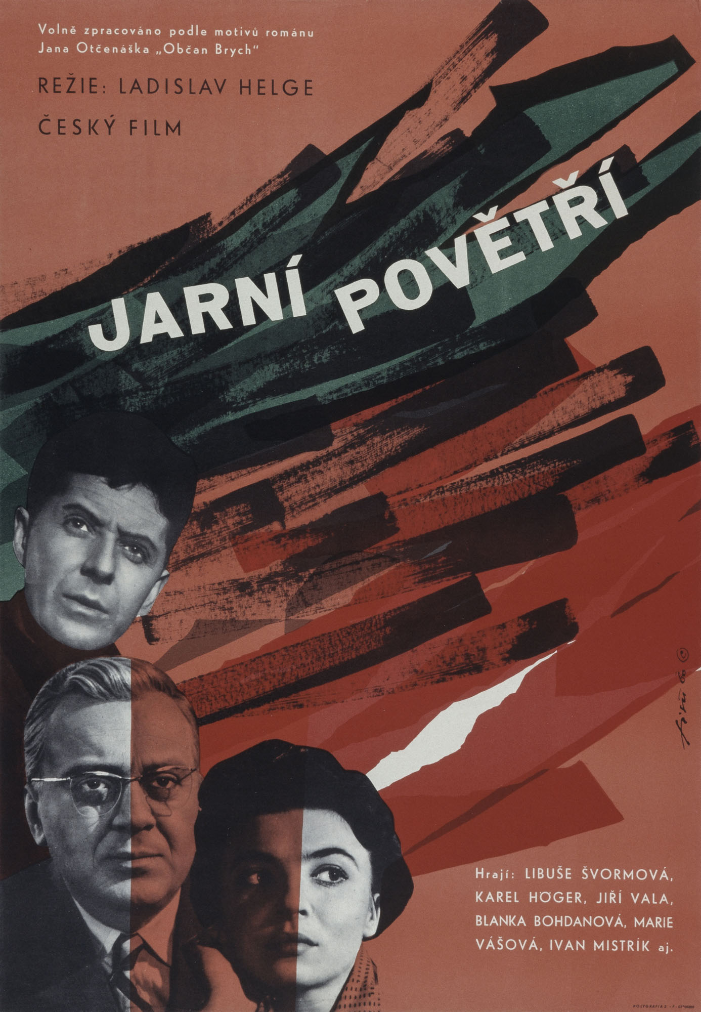 Horalka (La ciociara) Jaroslav Fišer Poster