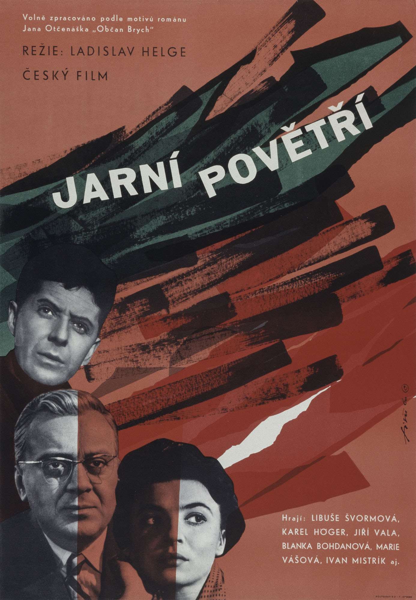 Horalka (La ciociara) Jaroslav Fišer Affiche