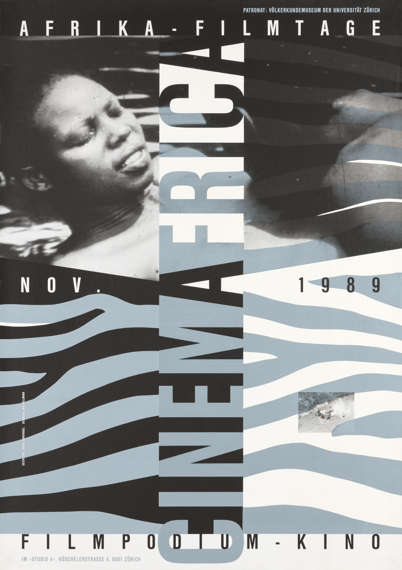 Cinema Africa Ralph Schraivogel Poster