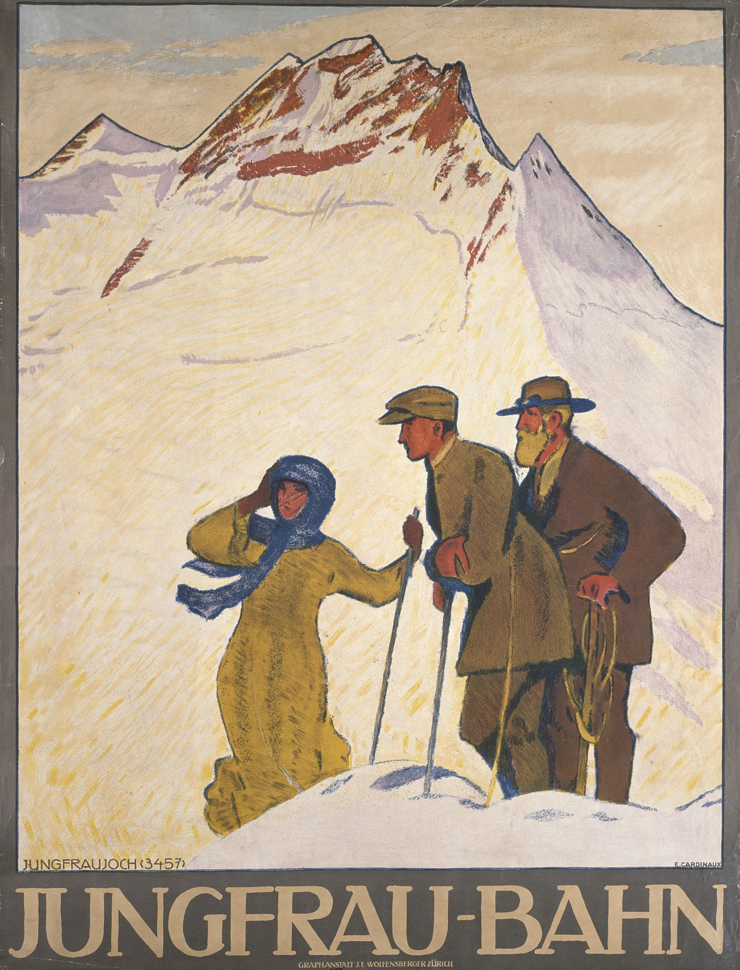 Zermatt Emil Cardinaux Poster