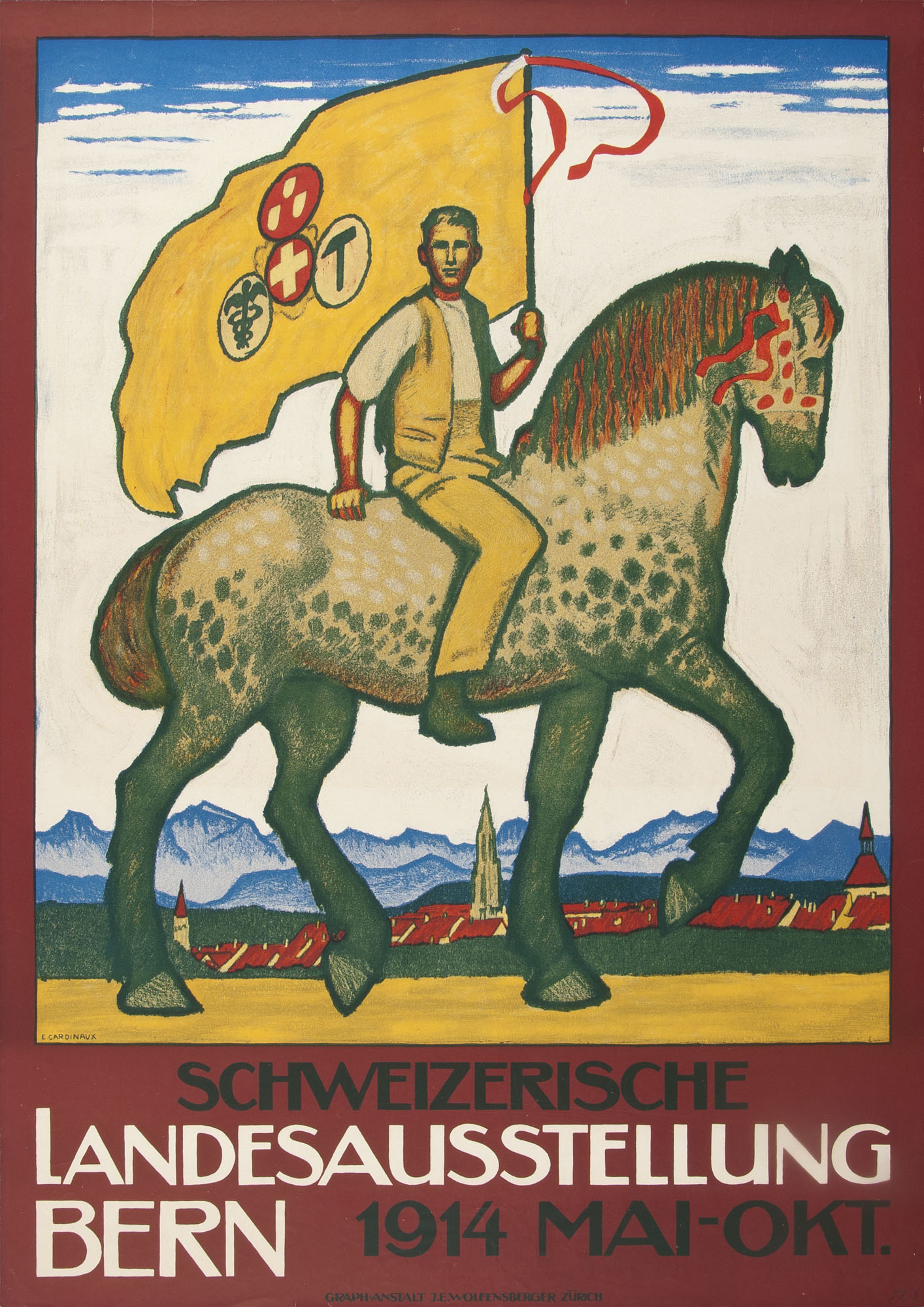 Zermatt Emil Cardinaux Poster