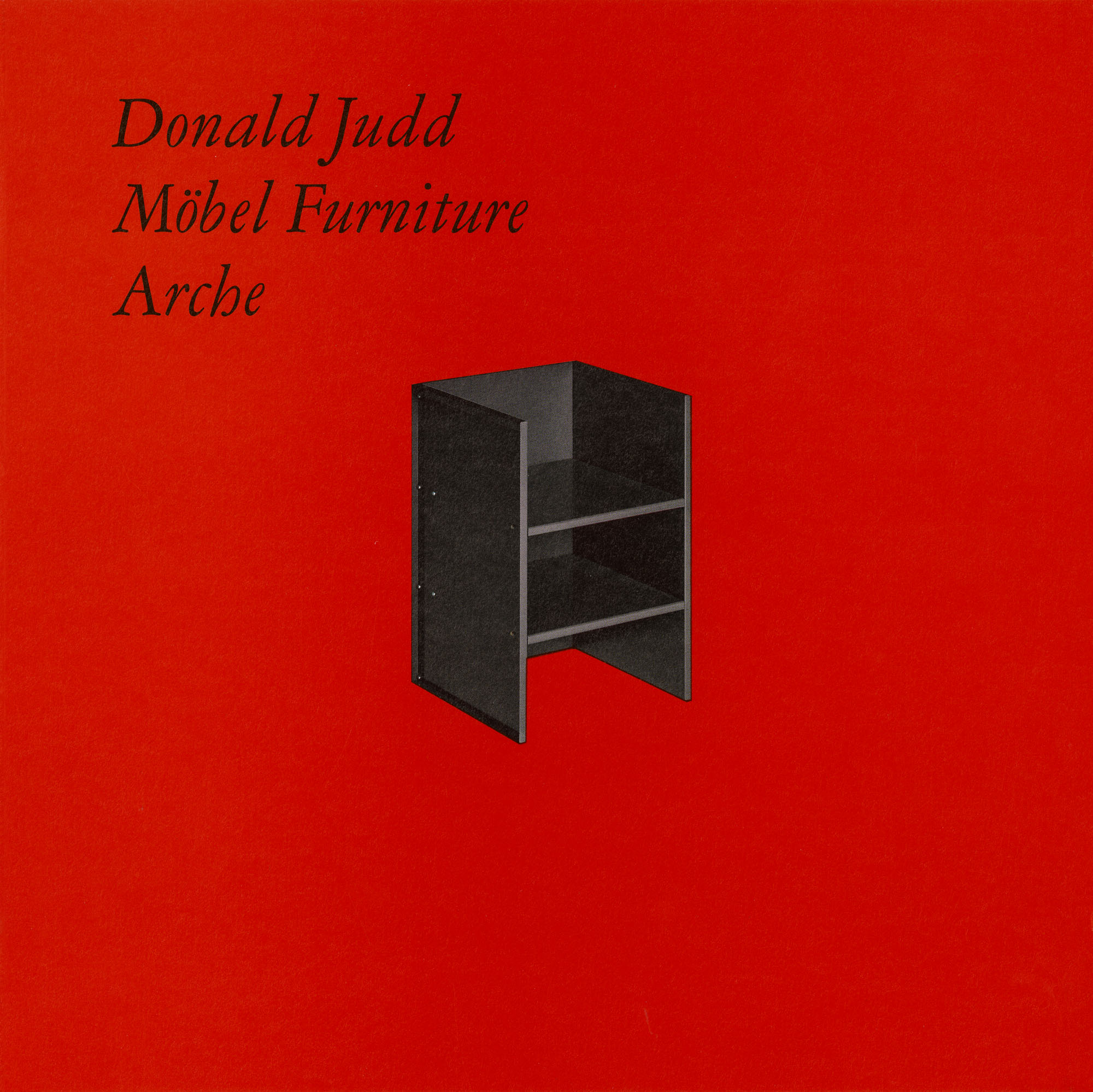 N° 15 Donald Judd Chaise