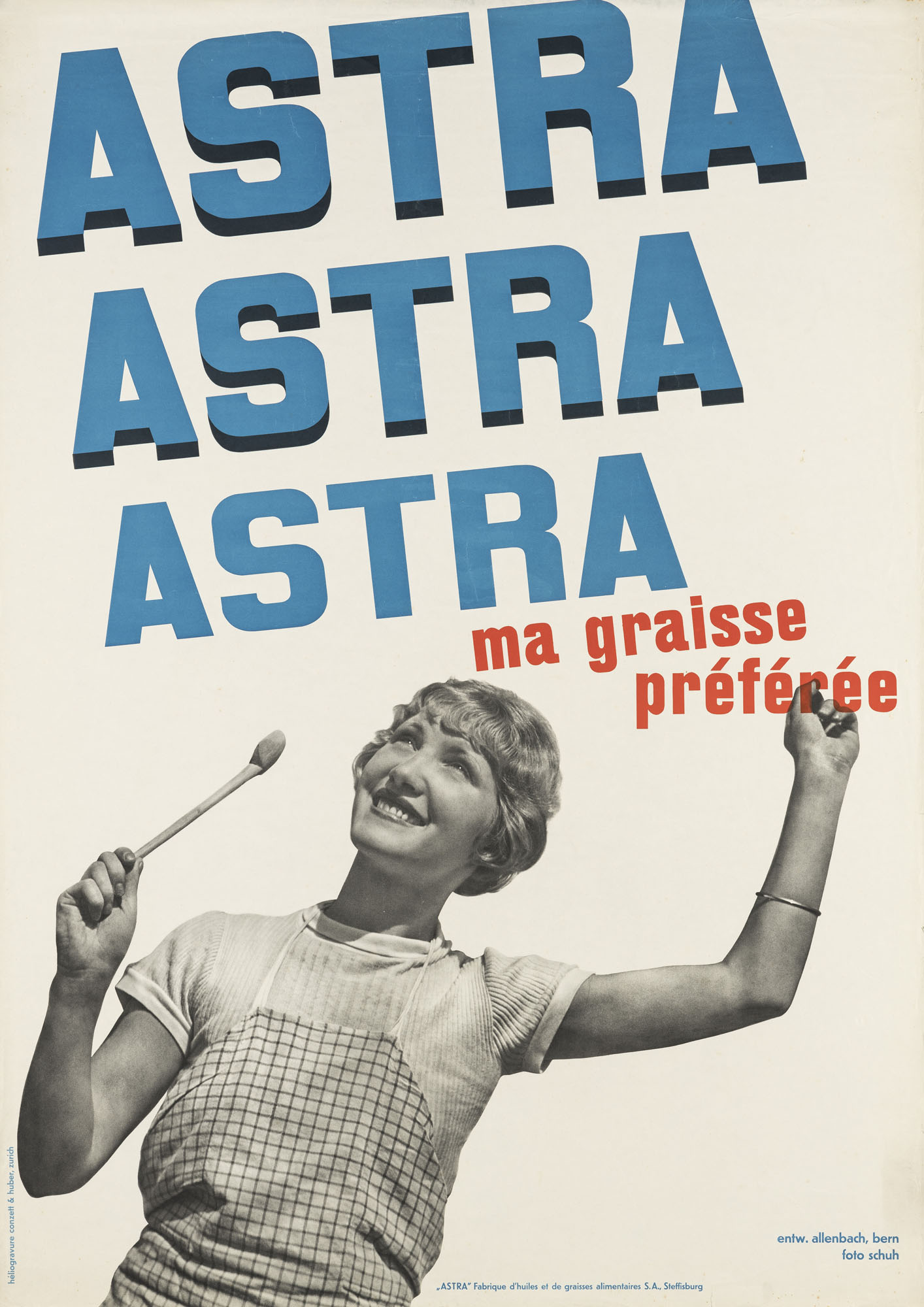 Mütter kocht mit Erdnussfett Astra Maja Allenbach Plakat