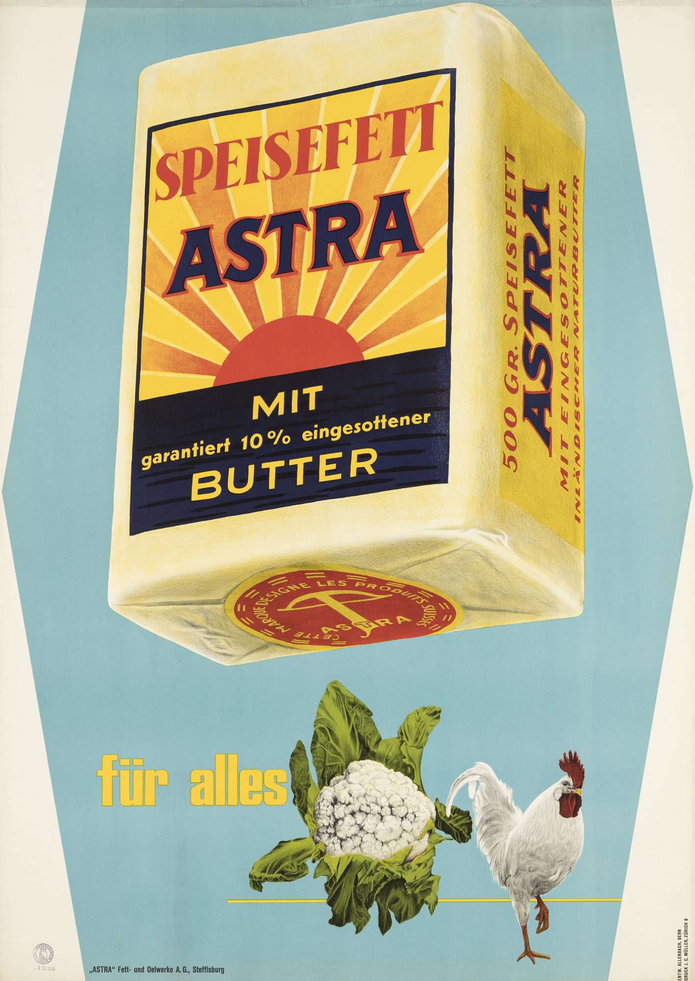 Mütter kocht mit Erdnussfett Astra Maja Allenbach Poster