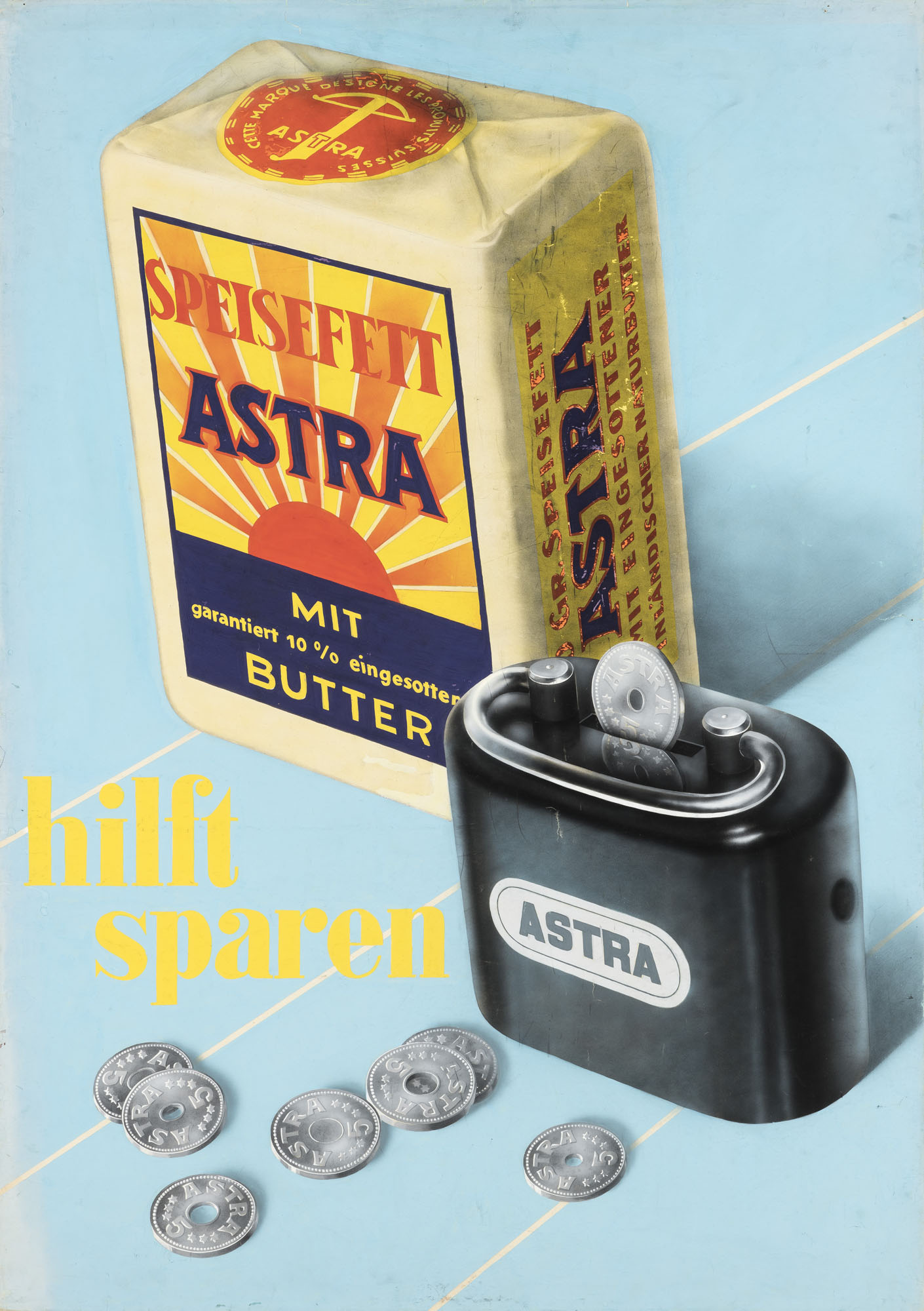 Mütter kocht mit Erdnussfett Astra Maja Allenbach Poster