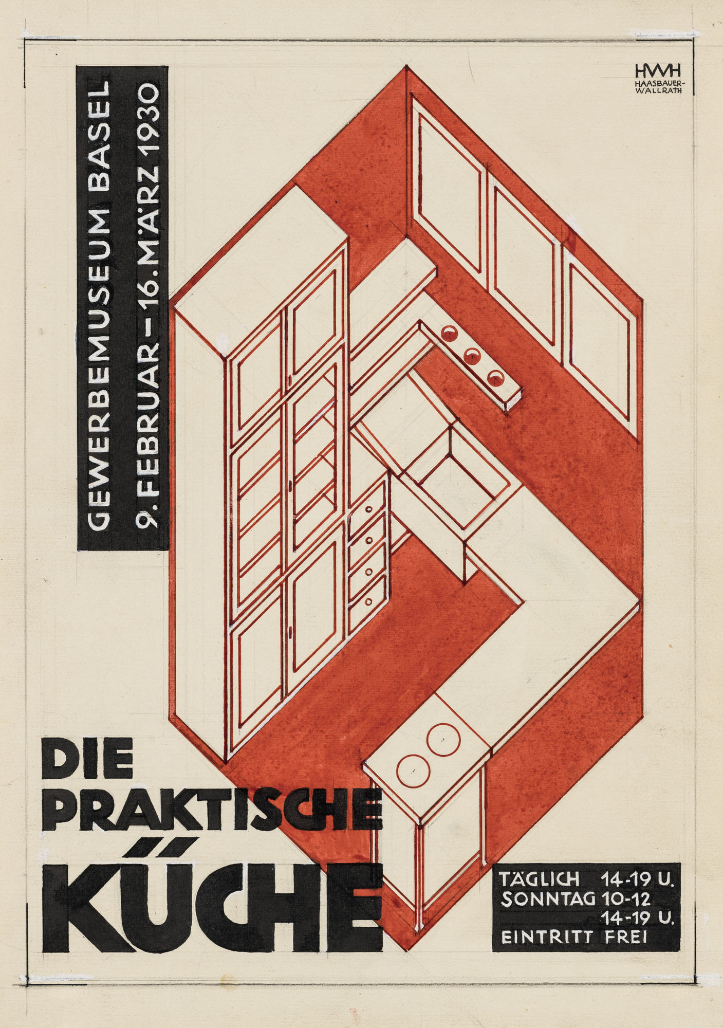 Die praktische Küche Helene Haasbauer-Wallrath Plakat