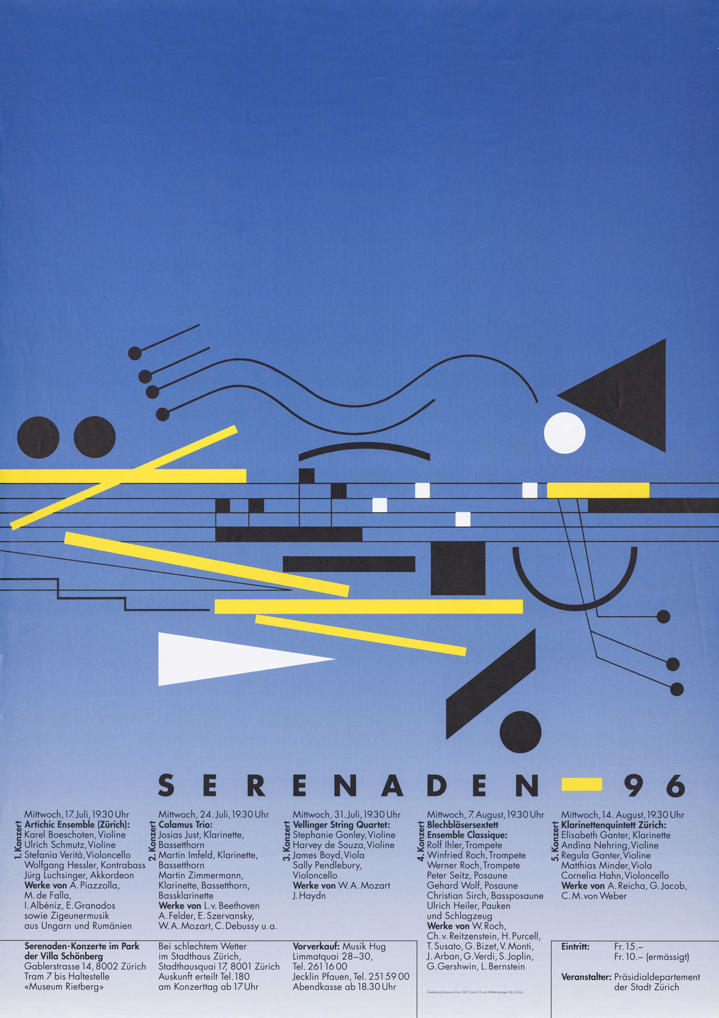 Serenaden 93 Rosmarie Tissi Poster